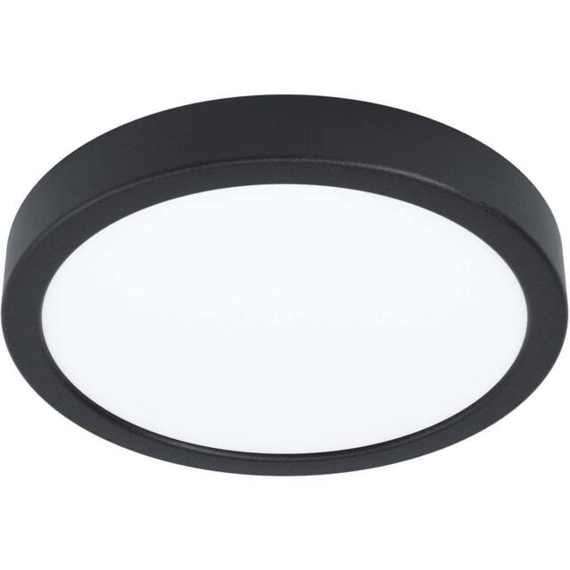Loops Sleek Black Round LED Ceiling Light for Modern Indoor Spaces - image 1