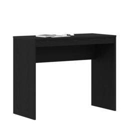 Berkfield Home Modern Desk Black Oak 90x40x72 cm Engineered Wood - Size: 90 x 40 x 72 cm - thumbnail 4