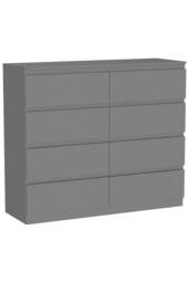 Home Discount Vida Designs Denver 8 Drawer Storage Chest Bedroom Organizer in Grey - thumbnail 7