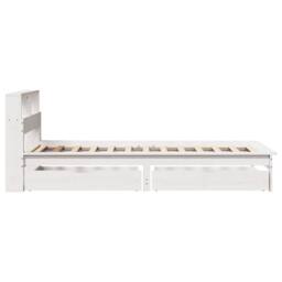 Berkfield Home Bookcase Bed without Mattress White 90x190 cm Single Solid Wood Pine - thumbnail 5
