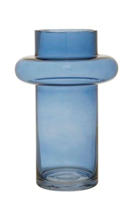 Orsina Cabrina Small Blue Glass Vase - image 1