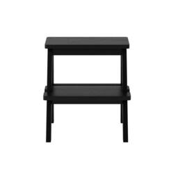 Lemon Pavilion Furniture Addie Stool - Pine - L39 x W43 x H45 cm - Black - Flat Pack - thumbnail 2
