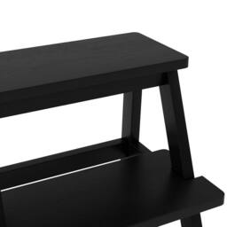 Lemon Pavilion Furniture Addie Stool - Pine - L39 x W43 x H45 cm - Black - Flat Pack - thumbnail 4
