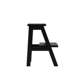 Lemon Pavilion Furniture Addie Stool - Pine - L39 x W43 x H45 cm - Black - Flat Pack - thumbnail 3