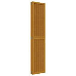 Berkfield Home Room Divider 6 Panels Brown Solid Wood Paulownia - thumbnail 5