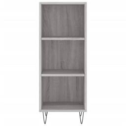 Berkfield Home Highboard Grey Sonoma 34.5x34x180 cm Engineered Wood - thumbnail 6