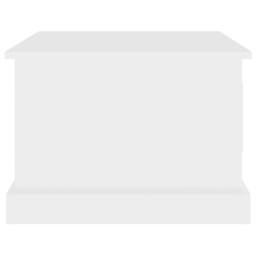 Berkfield Home Decorative Coffee Table White 50x50x35 cm Engineered Wood - Size: 50 x 50 x 35 cm - thumbnail 8