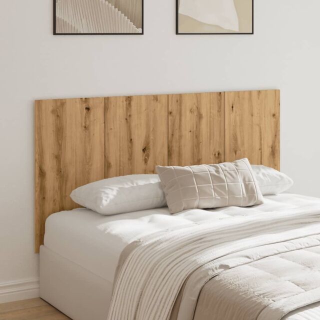 Berkfield Home Bed Headboard Artisan Oak 160x1.5x80 cm Engineered Wood in Brown - image 1