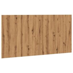 Berkfield Home Bed Headboard Artisan Oak 160x1.5x80 cm Engineered Wood in Brown - thumbnail 2