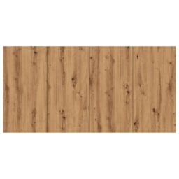 Berkfield Home Bed Headboard Artisan Oak 160x1.5x80 cm Engineered Wood in Brown - thumbnail 3