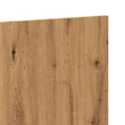 Berkfield Home Bed Headboard Artisan Oak 160x1.5x80 cm Engineered Wood in Brown - thumbnail 5