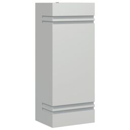 Berkfield Home Outdoor Wall Light Silver Stainless Steel - thumbnail 2
