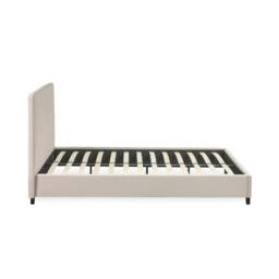 Cheshire Hazel Oatmeal Linen Upholstered Bed Frame - King (150cm) in Beige - thumbnail 4
