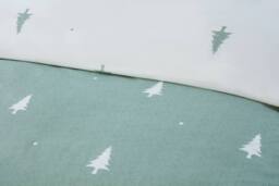 Rapport Home Fir Microfibre Reversible Duvet Cover Set with Pillowcase in Green - Size: King - thumbnail 2