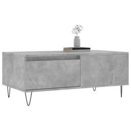 Berkfield Home Modern Coffee Table Concrete Grey 90x50x36.5 cm Engineered Wood - thumbnail 4