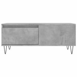 Berkfield Home Modern Coffee Table Concrete Grey 90x50x36.5 cm Engineered Wood - thumbnail 5