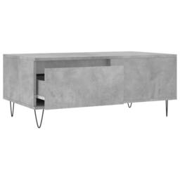Berkfield Home Modern Coffee Table Concrete Grey 90x50x36.5 cm Engineered Wood - thumbnail 6