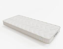 Noomi Bamboo Natural Latex Pocket Sprung Mattress in White - Size: EU Double - thumbnail 3