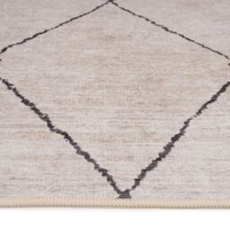 Kukoon Beige Grey Trellis Modern Abstract Washable Living Room Area Rug - Size: 240 cm x 330 cm - thumbnail 5