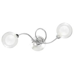 Netlighting BLOG 2 Light Multi Arm Semi Flush Ceiling light Chrome 42x15x14cm in Silver - Size: 42 x 15 x 14 cm - thumbnail 1