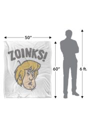Warner Brothers Scooby Doo Officially Licensed Silky Touch Super Soft Throw Blanket 152 x 127 cm in White - thumbnail 5