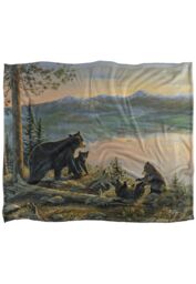 Wild Wings Serenity At Twilight 2 Silky Touch Super Soft Throw Blanket 152 X 127 cm in White - thumbnail 1