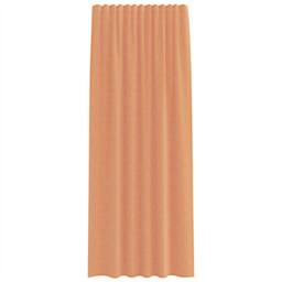 Berkfield Home Voile Curtains with Rod Pockets 2 pcs Terracotta - thumbnail 4