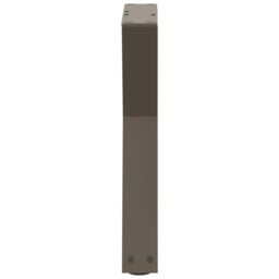 Berkfield Home Coffee Table Legs 2 pcs Natural Steel 38x(42-43.3) cm Steel in Brown - thumbnail 6