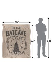 DC Comics Batman The Og Man Cave Blanket 152 x 127 cm in White - thumbnail 5