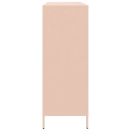 Berkfield Home Sideboard Pink 135x39x103.5 cm Cold-rolled Steel - thumbnail 6