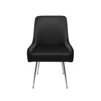 HOME LUXE INTERIOR Set of 2 Marco Dining Chair Brushed Velvet Black - thumbnail 8