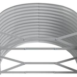 Berkfield Home Garden Raised Bed Powder-coated Steel 175x100x68 cm Anthracite in Dark Grey - Size: 175 x 100 x 68 cm - thumbnail 5