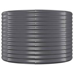 Berkfield Home Garden Raised Bed Powder-coated Steel 175x100x68 cm Anthracite in Dark Grey - Size: 175 x 100 x 68 cm - thumbnail 4