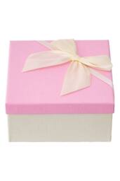 Living and Home Square Soap Flower Gift Box in Pink - thumbnail 2