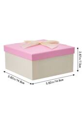 Living and Home Square Soap Flower Gift Box in Pink - thumbnail 6