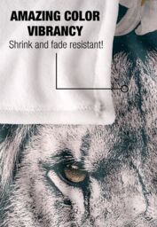 Reinders Floral White Lion Silky Touch Super Soft Throw Blanket 152 X 127 cm - thumbnail 4