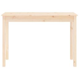Berkfield Home Console Table 110x40x75 cm Solid Wood Pine in Brown - Size: 110 x 40 x 75 cm - thumbnail 5