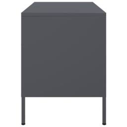 Berkfield Home TV Cabinet Anthracite 68x39x50.5 cm Steel in Dark Grey - thumbnail 7