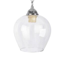 ValueLights Lewis Clear Ceiling Pendant Shade - thumbnail 2