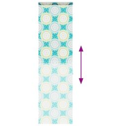 Berkfield Home Shower Roller Blind with Cassette 70x240 cm Fabric Width 66 cm in Black - thumbnail 5