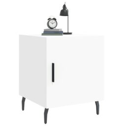 Berkfield Home Bedside Cabinets 2 pcs White 40x40x50 cm Engineered Wood - Size: 40 x 40 x 50 cm - thumbnail 4