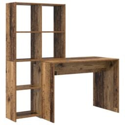 Berkfield Home with Shelf with Storage Old wood Engineered wood in Brown - thumbnail 2