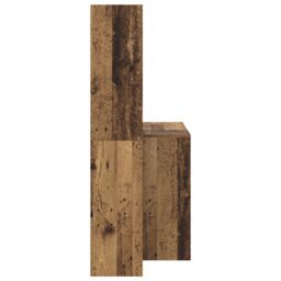 Berkfield Home with Shelf with Storage Old wood Engineered wood in Brown - thumbnail 5