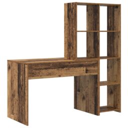 Berkfield Home with Shelf with Storage Old wood Engineered wood in Brown - thumbnail 6