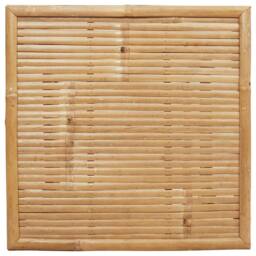 Berkfield Home Outdoor Bar Table Square 55x55x100 cm Bamboo in Light Tan - Size: 55 x 55 x 100 cm - thumbnail 8