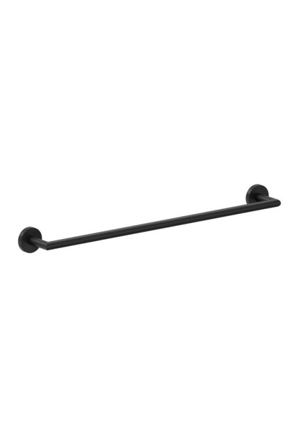 Cosmic Towel Rail, 40cm, Matt Black, Hidden fixings, Start Collection in Black - image 1