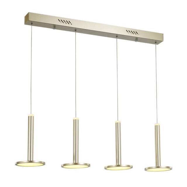 Netlighting Modern LED Hanging Pendant Golden Warm White 3000K 2690lm in Gold