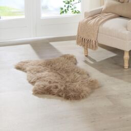 Native Natural Taupe British Sheepskin Rug - Size: Large - thumbnail 2