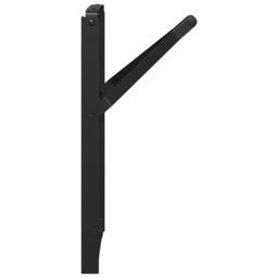 Berkfield Home Beer Bench Legs 2 pcs Foldable Black Powder-coated Steel - thumbnail 6