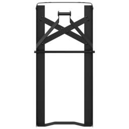 Berkfield Home Beer Bench Legs 2 pcs Foldable Black Powder-coated Steel - thumbnail 5